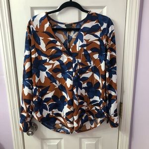Ann Taylor floral blouse
